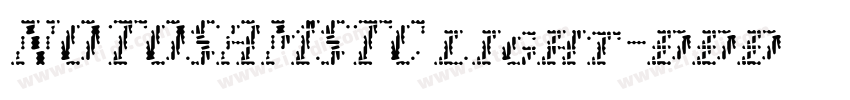 NOTOSAMSTC light字体转换 NOTOSAMSTC light字体转换